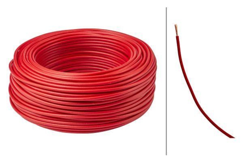 HELLA 8KL 712 957-001 Leitungssatz FLY, 2,5 mm&sup2; L&auml;nge 50 m, rot