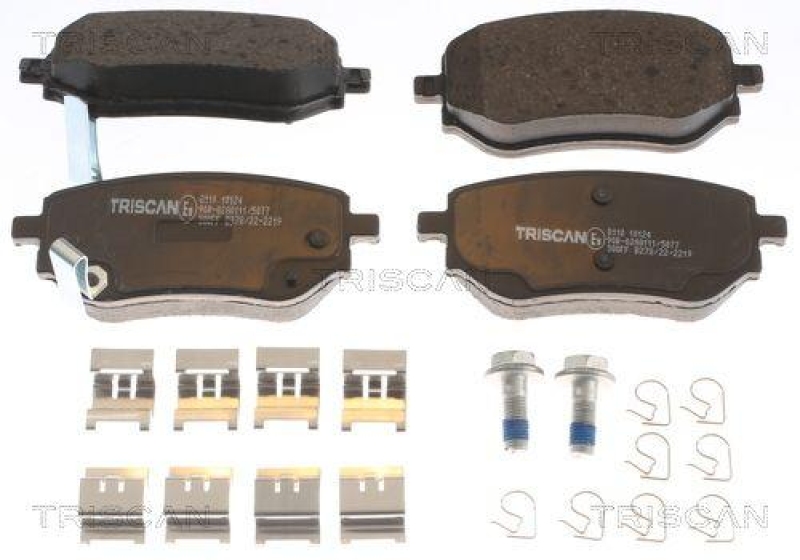 TRISCAN 8110 10124 Bremsbelag Hinten f&uuml;r Mercedes, Nissan