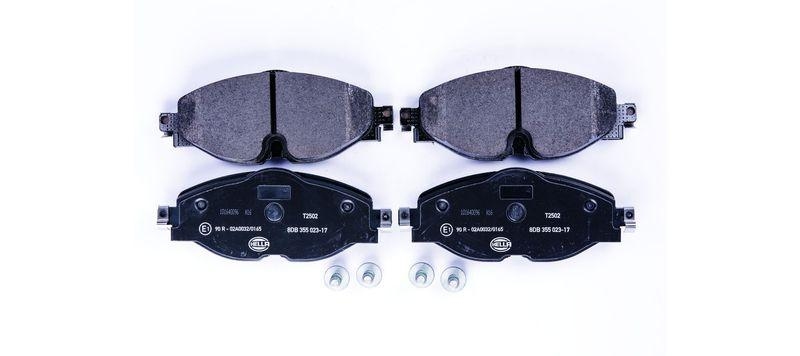 HELLA 8DB 355 023-171 Bremsbelagsatz, Scheibenbremsbelag f&uuml;r VW