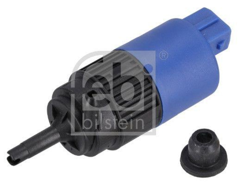 FEBI BILSTEIN 34862 Waschwasserpumpe für Scheibenreinigungsanlage, mit Dichtring für VOLVO