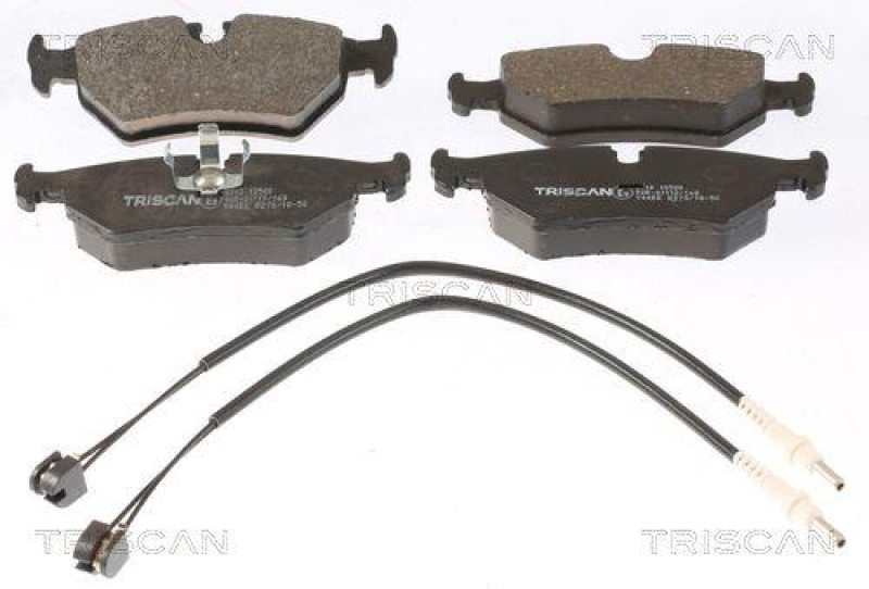 TRISCAN 8110 10500 Bremsbelag Hinten f&uuml;r Citroen, Fiat, Peugeot