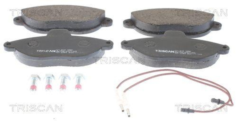 TRISCAN 8110 10501 Bremsbelag Vorne f&uuml;r Citroen, Fiat, Peugeot