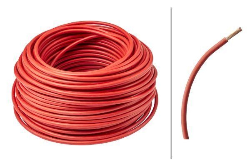 HELLA 8KL 712 965-001 Leitungssatz FLY, 6 mm² Länge 50 m, rot