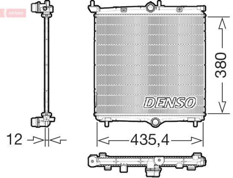 DENSO DRM21105 K&uuml;hler PEUGEOT OE-Nr: 9825332380