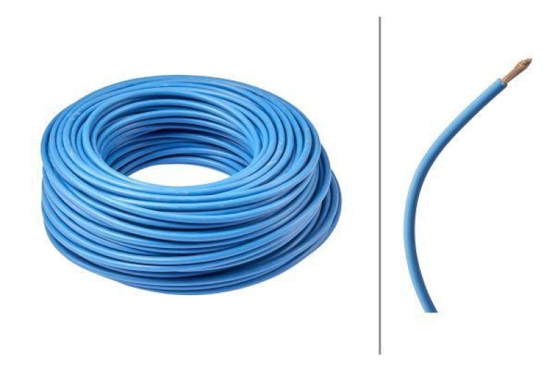 HELLA 8KL 712 966-001 Leitungssatz FLY, 6 mm&sup2; L&auml;nge 50 m, blau