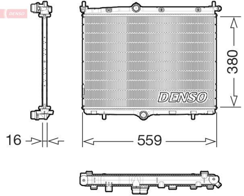 DENSO DRM21106 K&uuml;hler PEUGEOT OE-Nr: 9827174680