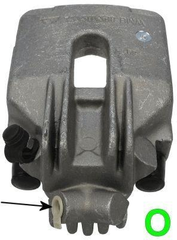 HELLA 8AC 355 384-961 Bremssattel f&uuml;r BMW 5 Touring (E39)