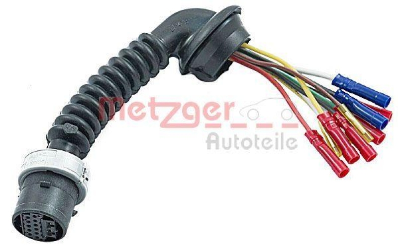 METZGER 2321016 Kabelreparatursatz, Tür für OPEL hinten MIT FALTENBALG
