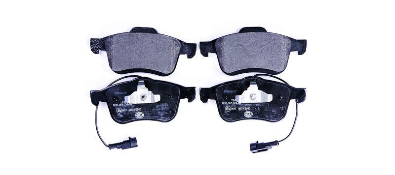 HELLA 8DB 355 024-691 Bremsbelagsatz, Scheibenbremsbelag f&uuml;r FIAT/OPEL/LANCIA
