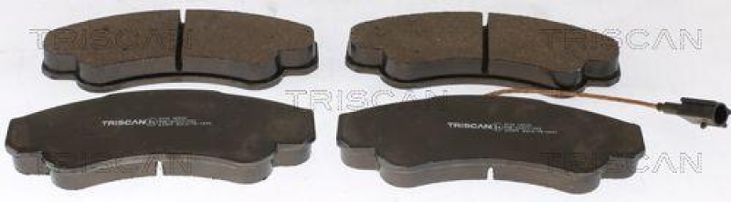 TRISCAN 8110 10532 Bremsbelag Vorne f&uuml;r Fiat, Peugeot