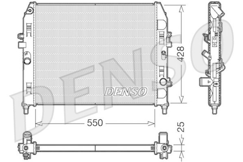 DENSO DRM44008 K&uuml;hler MAZDA MX-5 III (NC) 1.8 (2005 - )