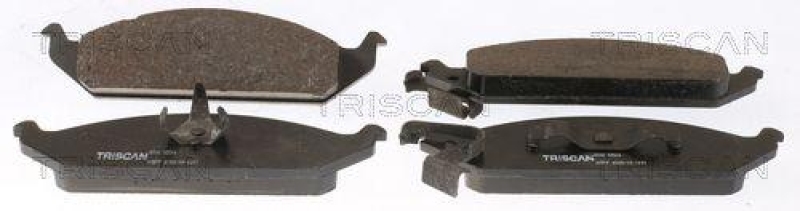 TRISCAN 8110 10514 Bremsbelag Vorne f&uuml;r Chrysler Stratus