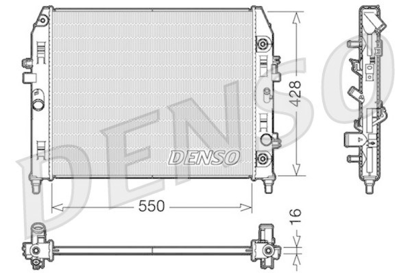 DENSO DRM44009 K&uuml;hler MAZDA MX-5 III (NC) 1.8 (2005 - )