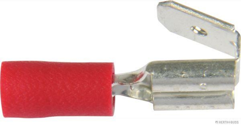 HERTH+BUSS 50252550066 Quetschverbinder 0,5 - 1 mm&sup2;, 6,3 x 0,8 mm, DIN 46245, 10 St&uuml;ck