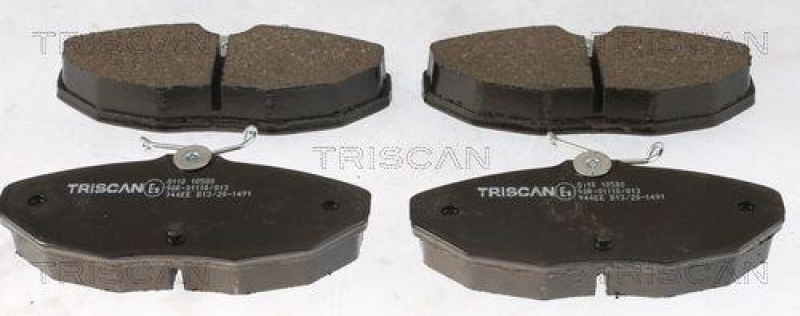 TRISCAN 8110 10580 Bremsbelag Hinten f&uuml;r Jaguar