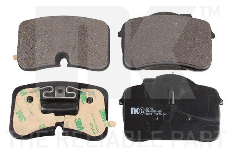 NK 224730 Bremsbelagsatz, Scheibenbremse f&uuml;r AUDI