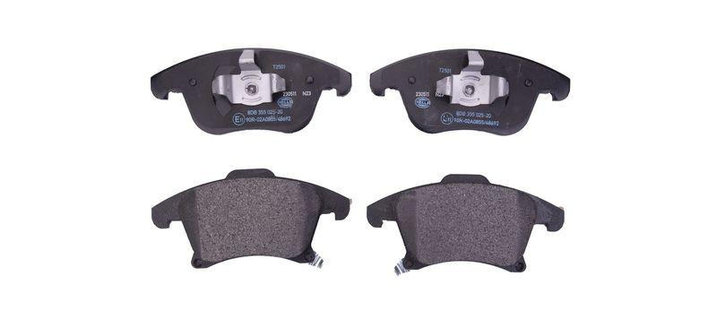 HELLA 8DB 355 025-201 Bremsbelagsatz, Scheibenbremsbelag f&uuml;r FORD