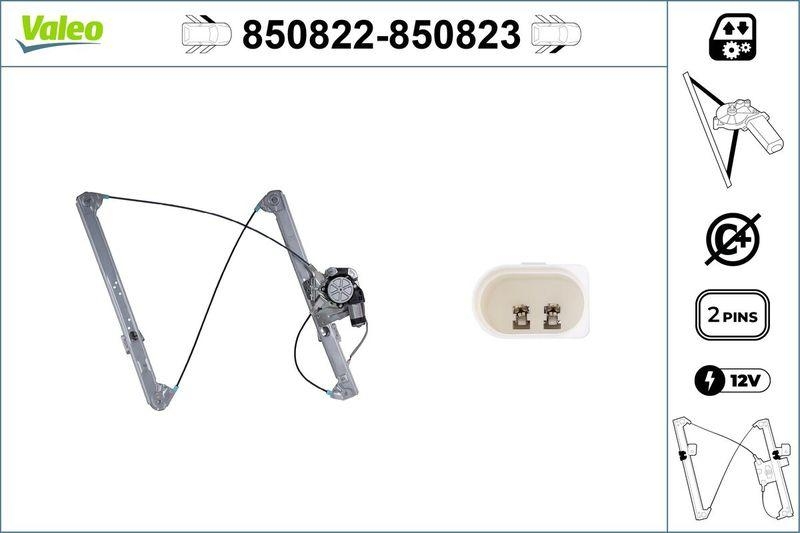 VALEO 850822 Fensterheber vorne links BMW X5 (E53)