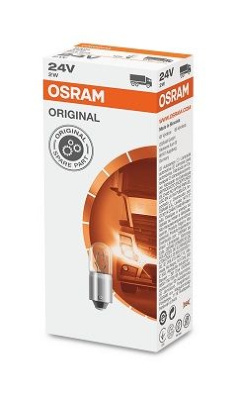 OSRAM 3797 Glühbirne Innenraumleuchte 24V 2W