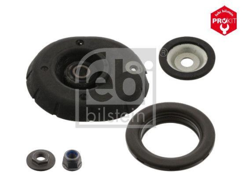 FEBI BILSTEIN 45681 Federbeinstützlagersatz mit Kugellager und Anbaumaterial für Peugeot