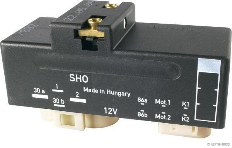 HERTH+BUSS 75898967 Relais, K&uuml;hlerl&uuml;fternachlauf 12 V, 10 pins