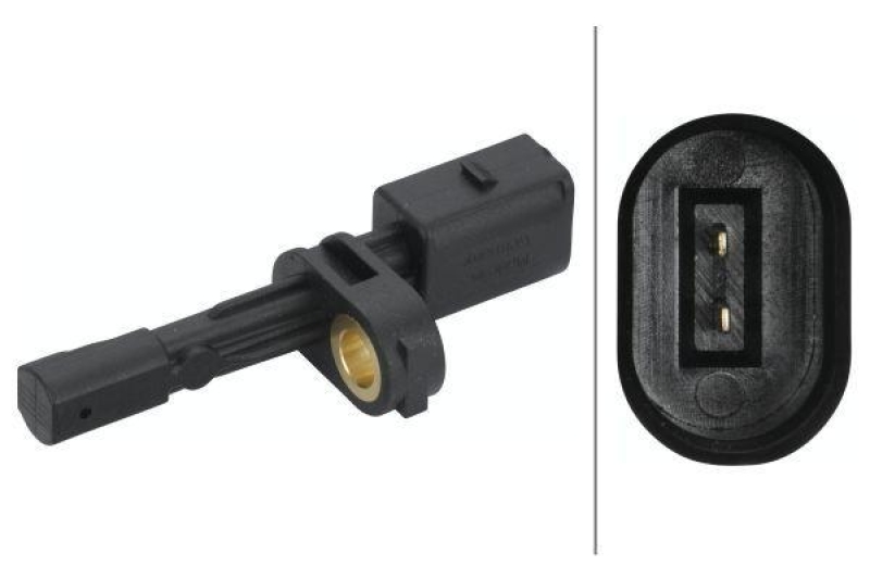 HELLA 6PU 012 039-771 Sensor, Raddrehzahl für VW