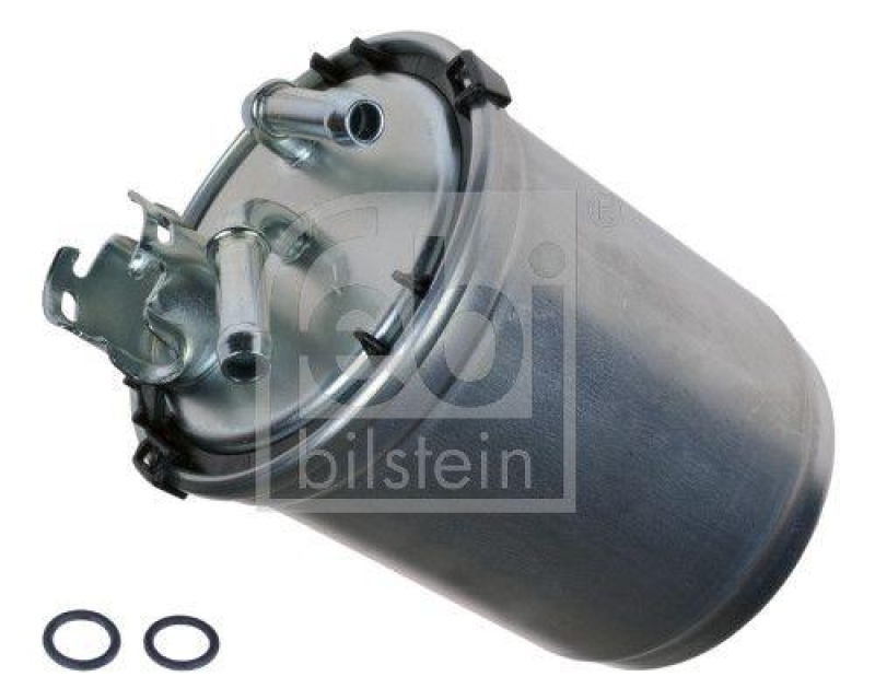 FEBI BILSTEIN 100481 Kraftstofffilter mit Dichtringen f&uuml;r VW-Audi