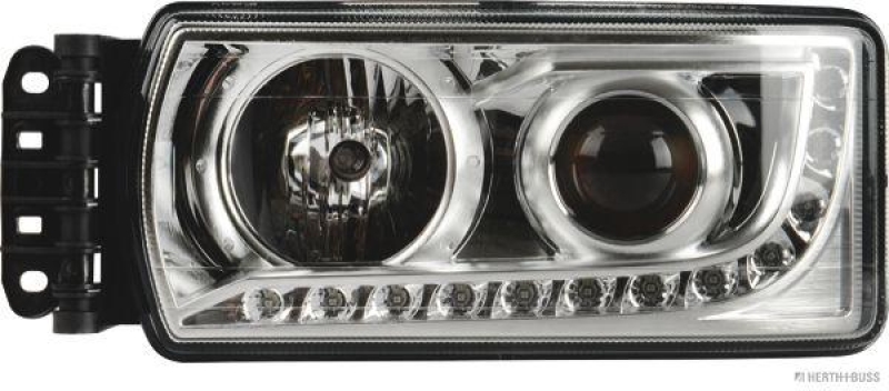 HERTH+BUSS 81658119 Hauptscheinwerfer links, H7/H7