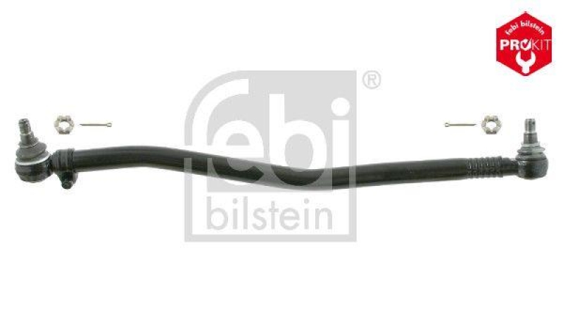 FEBI BILSTEIN 02744 Lenkstange mit Kronenmuttern und Splinten, vom Lenkgetriebe zur 1. Vorderachse f&uuml;r Mercedes-Benz