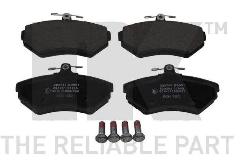 NK 224746 Bremsbelagsatz, Scheibenbremse f&uuml;r SEAT, VW