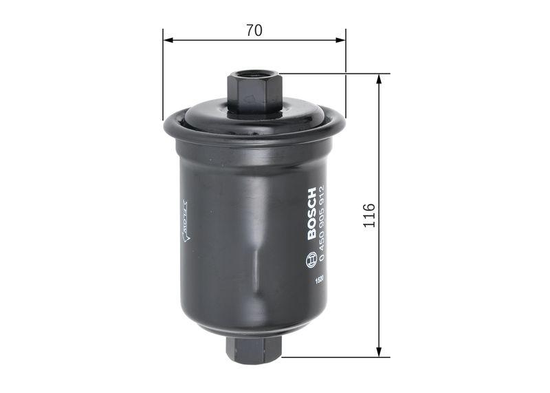 Bosch 0 450 905 912 Kraftstofffilter F5912