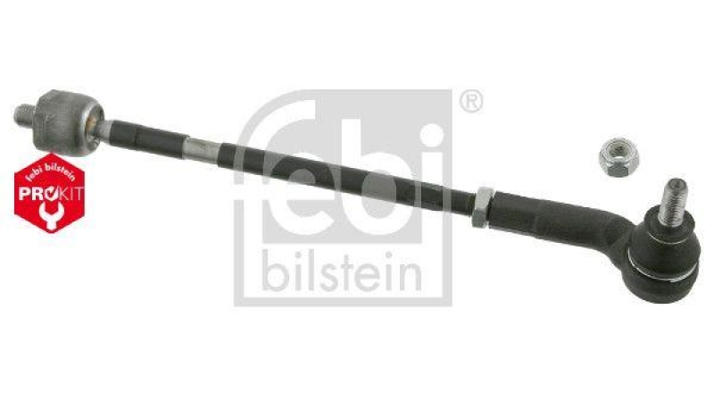 FEBI BILSTEIN 26121 Spurstange mit Endst&uuml;ck und Sicherungsmutter f&uuml;r VW-Audi