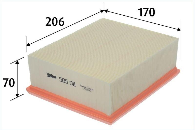 VALEO 585011 Luftfilter