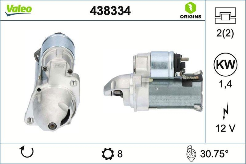 VALEO 438334 Starter Neu - ORIGINS