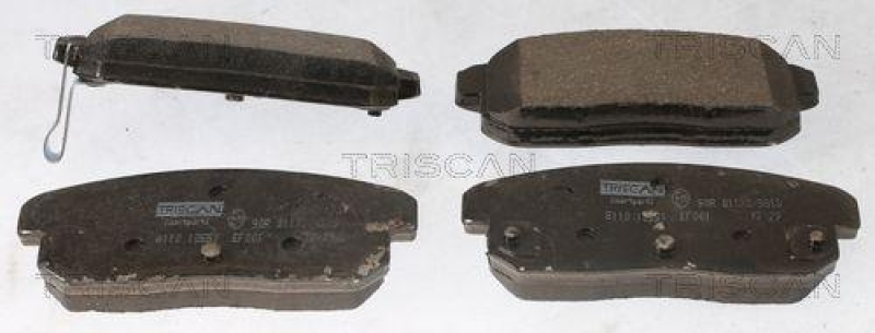 TRISCAN 8110 10551 Bremsbelag Hinten f&uuml;r Mazda, Suzuki