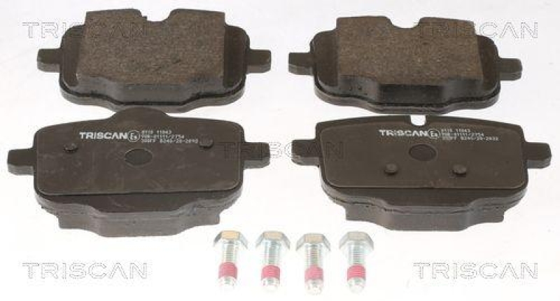 TRISCAN 8110 11043 Bremsbelag Hinten f&uuml;r Bmw