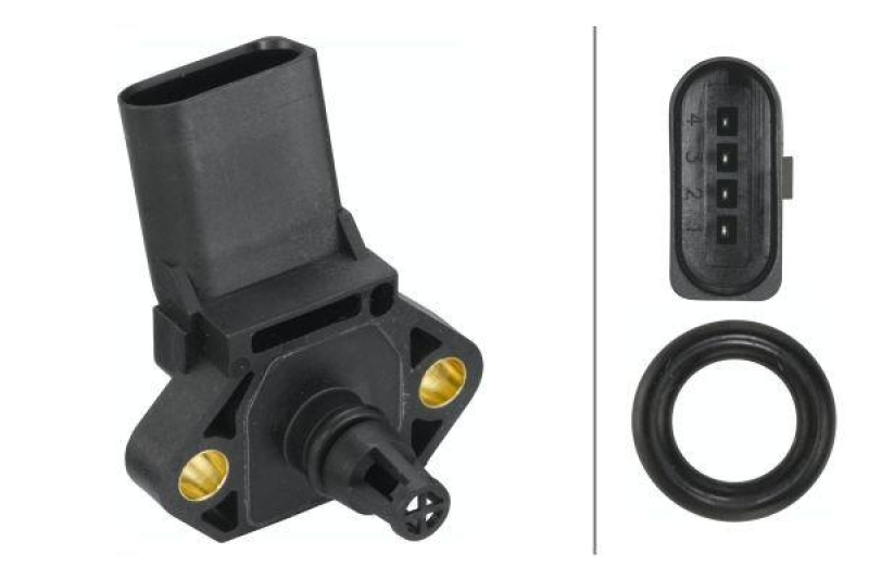 HELLA 6PP 009 400-551 Sensor, Ladedruck f&uuml;r AUDI/SKODA/VW/SEAT