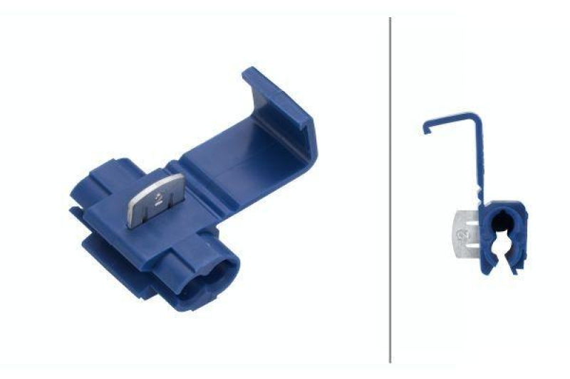 HELLA 8KV 705 123-002 Leitungsverbinder I 50 -> 2 mm², blau