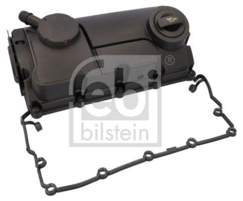 FEBI BILSTEIN 185774 Ventildeckel mit Entl&uuml;ftungsventil und Dichtung f&uuml;r VW-Audi