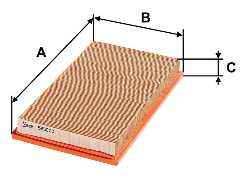 VALEO 585020 Luftfilter