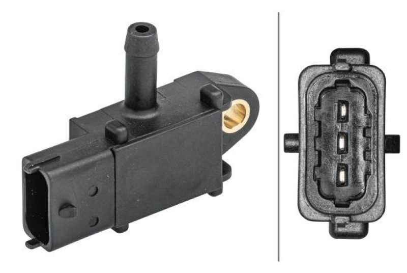 HELLA 6PP 009 409-071 Sensor, Abgasdruck f&uuml;r OPEL/CHEVROLET