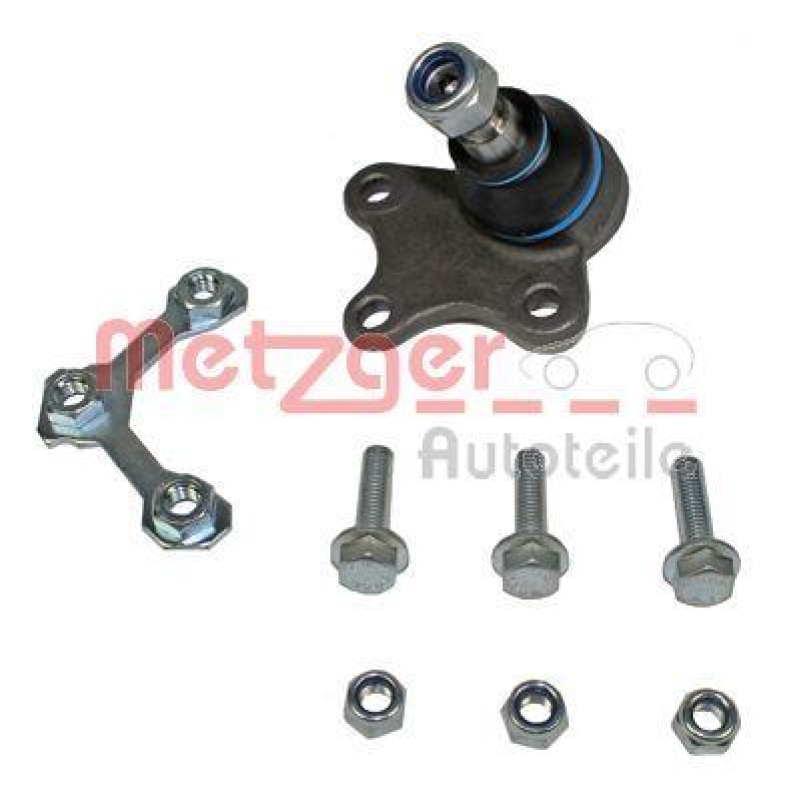 METZGER 57005011 Trag-/F&uuml;hrungsgelenk f&uuml;r SEAT/SKODA/VW VA links UNTEN