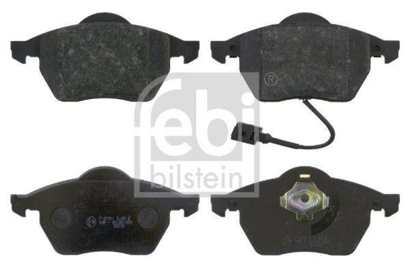 FEBI BILSTEIN 16334 Bremsbelagsatz f&uuml;r VW-Audi