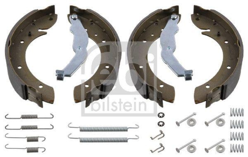 FEBI BILSTEIN 30594 Bremsbackensatz mit Anbaumaterial f&uuml;r BMW
