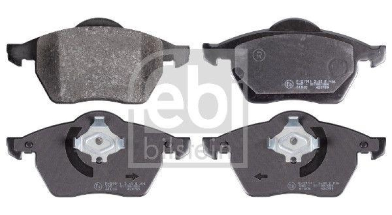 FEBI BILSTEIN 16338 Bremsbelagsatz f&uuml;r VW-Audi