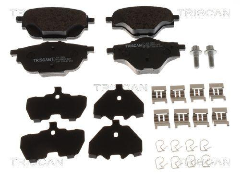 TRISCAN 8110 28054 Bremsbelag Hinten f&uuml;r Citroen, Peugeot