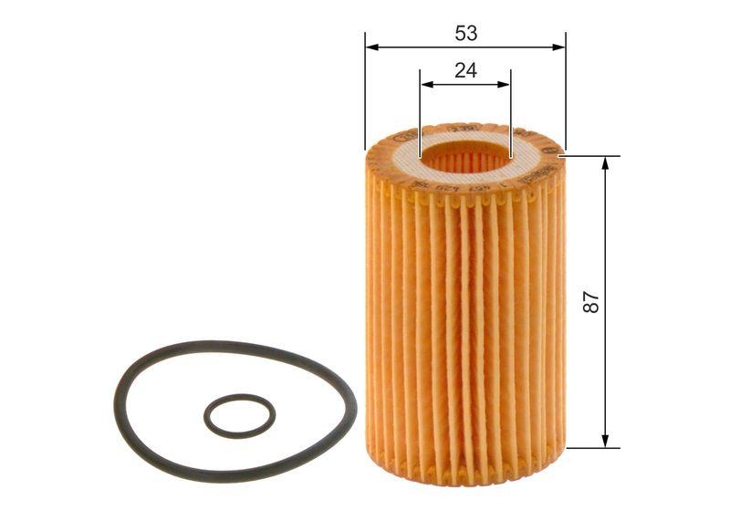BOSCH 1 457 429 184 &Ouml;lfilter P9184 &Oslash; 525mm H&ouml;he 87mm