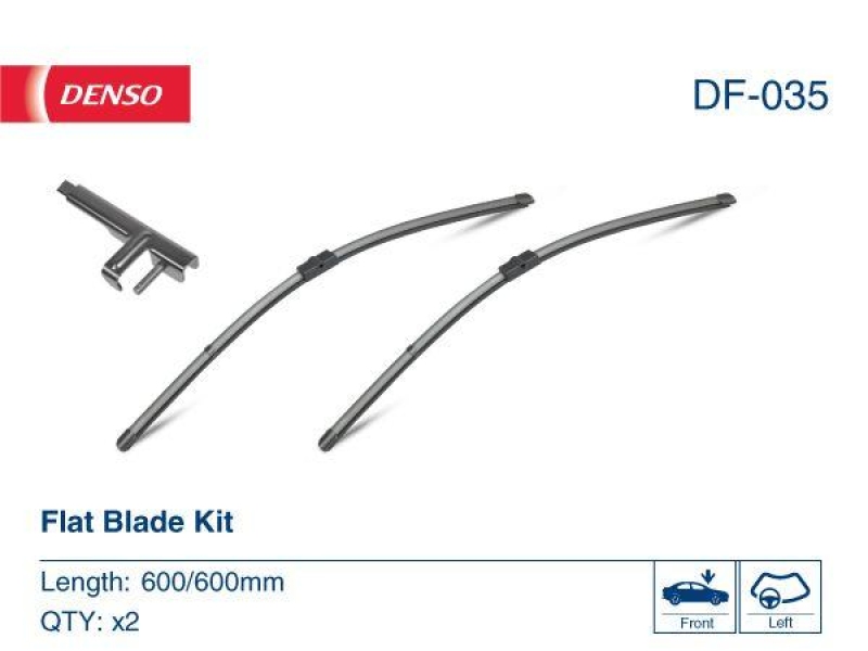 DENSO DF-035 Wischer Flat Blade Kit VW MULTIVAN