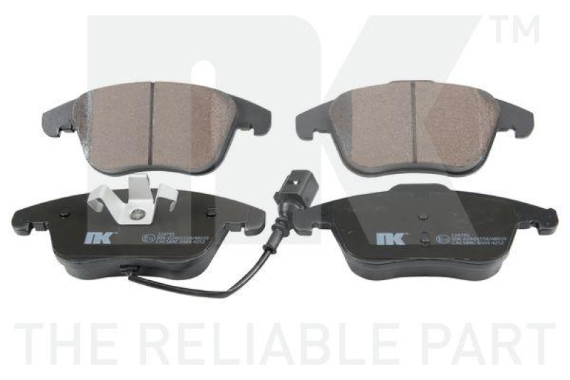 NK 224795 Bremsbelagsatz, Scheibenbremse f&uuml;r AUDI, SEAT, VW