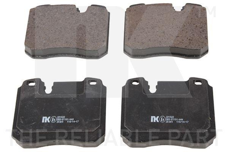 NK 221522 Bremsbelagsatz, Scheibenbremse f&uuml;r BMW
